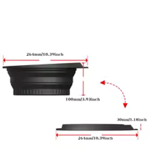 Foldable silicone water tank