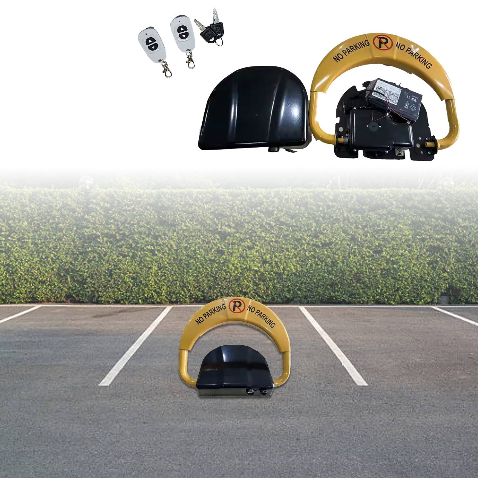 Electric parking barrier