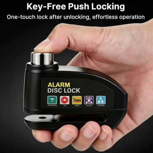 👀Special offer,Last day-52%OFF💚Motorcycle Anti-theft Alarm Disc Lock