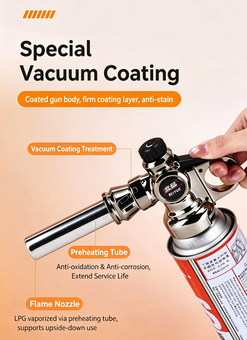 flexible brazing gas torch