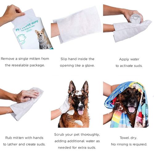 Dog Shampoo Mitts