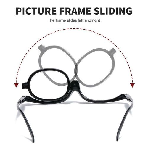 Rotating Makeup Glasses