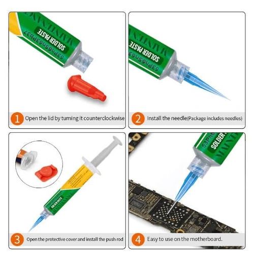 35g BGA Syringe Tin Solder Paste Leaded Sn63pb37 Melting