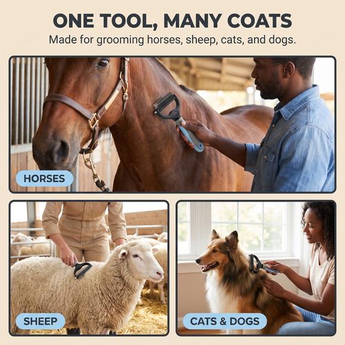 Equine Care Mane & Tail Grooming Rake