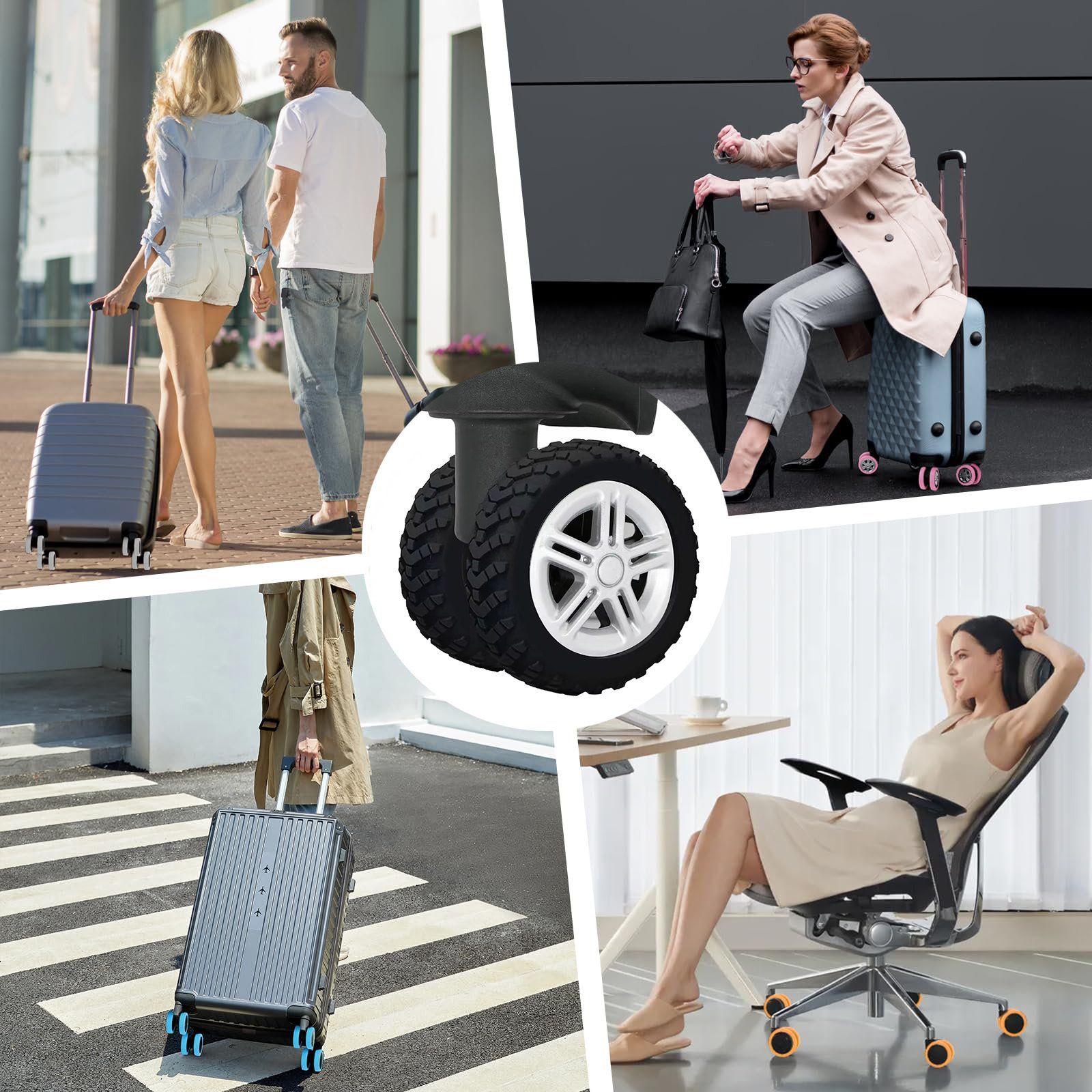 BUY 1 GET 8 !!! Luggage Suitcase Wheels Protection Covers