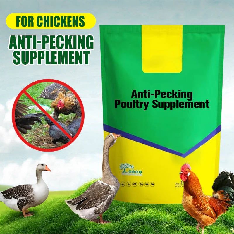 BUY 1 GET 2!!🐔🦆 Anti-Pecking Poultry Supplement | Stop Egg Pecking for All Your Birds