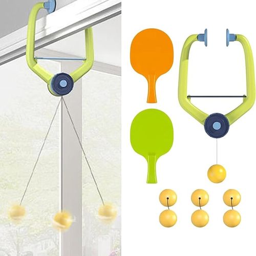 Indoor Hanging Table Tennis Trainer Set – Fun Way to Reduce