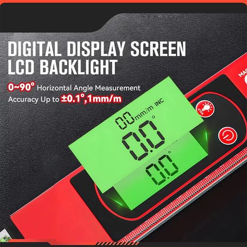 Multi-Function High Precision Magnetic Level with LCD Digital Display