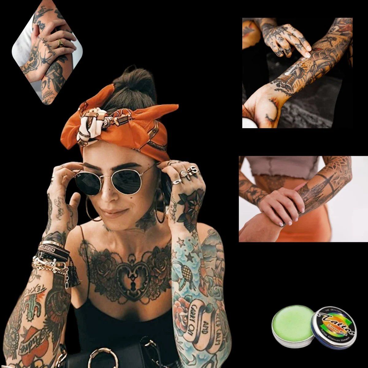 BUY 1 GET 4 !! Tattoo Brightening Aftercare Balm