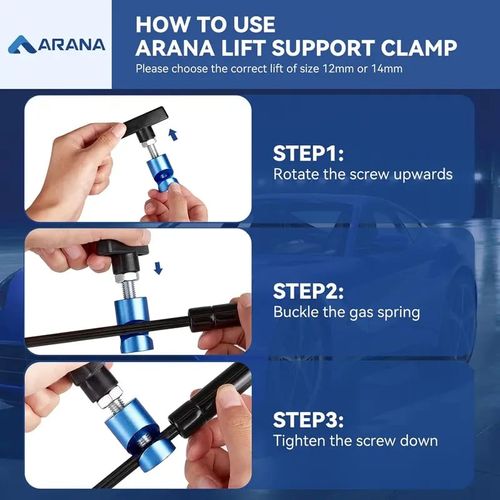 🚗Adjustable Car Hood Lift Prop Clamp
