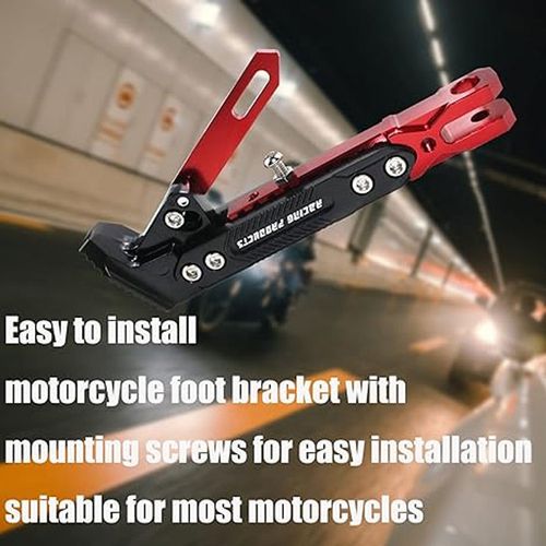 Universal adjustable side stand for motorcycles