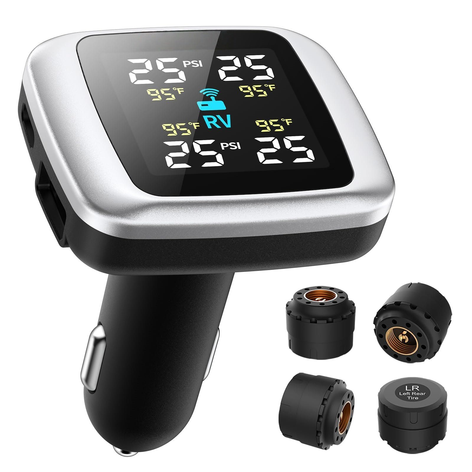 Plug-and-Play Wireless Tire Pressure Monitoring System (TPMS)