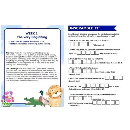 Bible Study Workbook