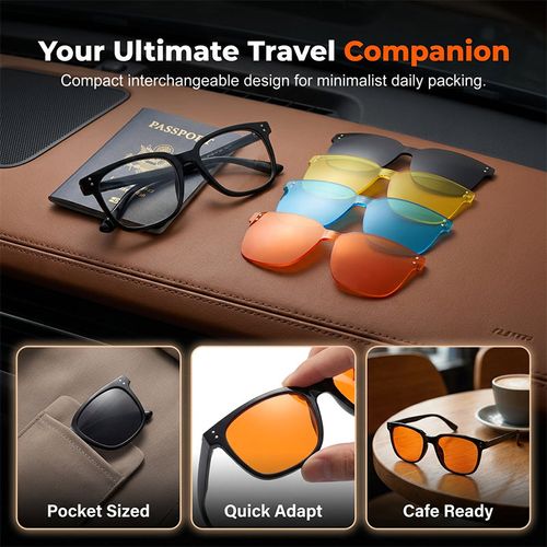 Magnetic 3 In 1 Glasses
