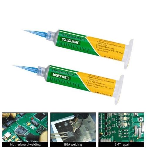 35g BGA Syringe Tin Solder Paste Leaded Sn63pb37 Melting