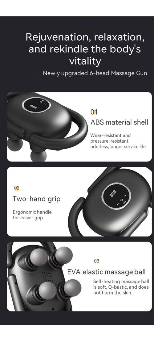 ACTION MASSAGER WITH 4 MASSAGE HEADS