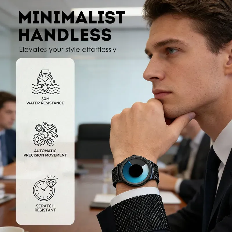 ⏳Limited Time 50% OFF⏰Futurist Minimalist Men's Watch with Creative Rotating Dial⌚