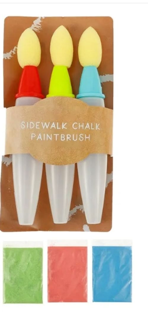 Sidewalk Chalk Paint Brush