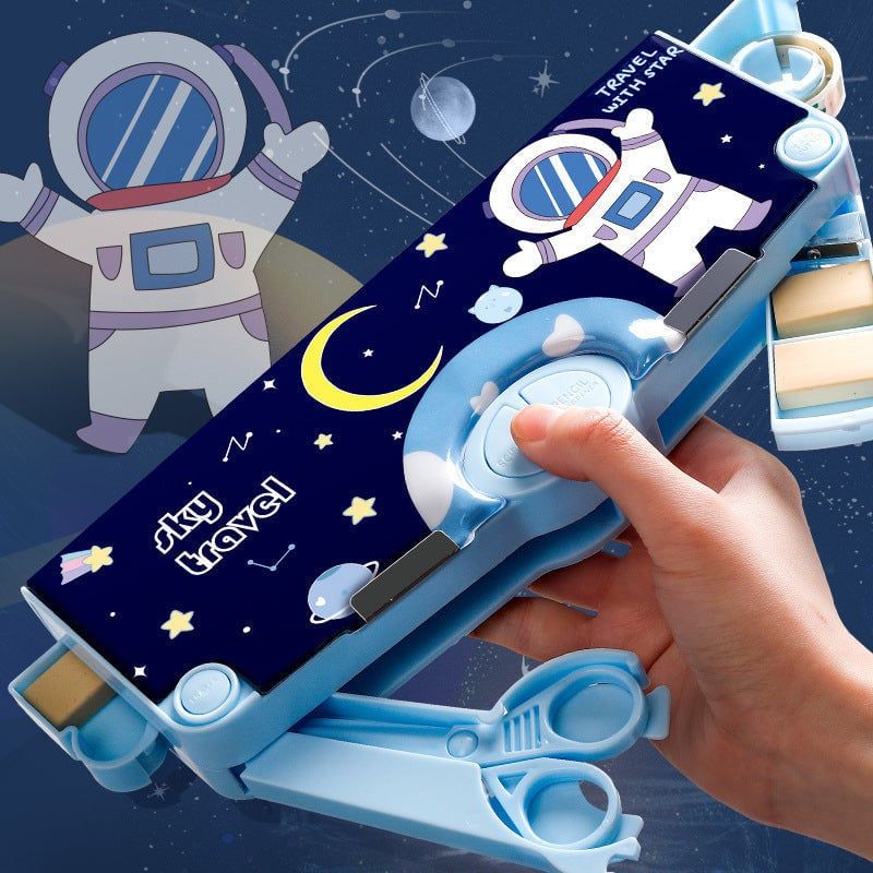 ✨Perfect gift for children !!! Multifunctional Stationery Box