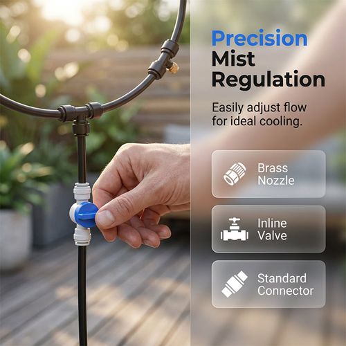Instant Cooling Mist Ring-6 meters