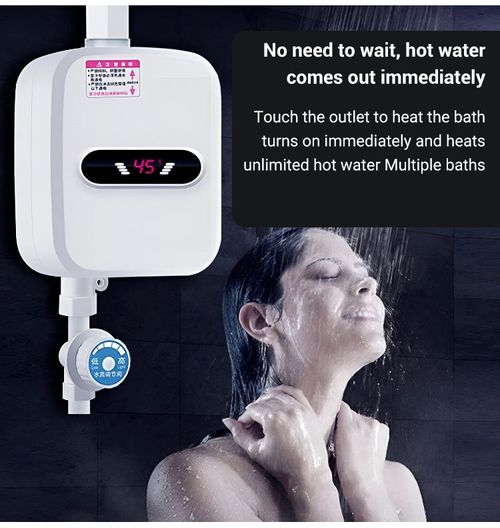 Shower Water Heater 3500W with LCD Display