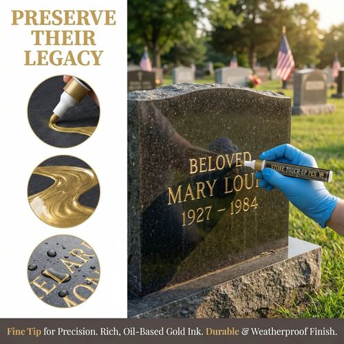 Golden Tombstone Marker Pen