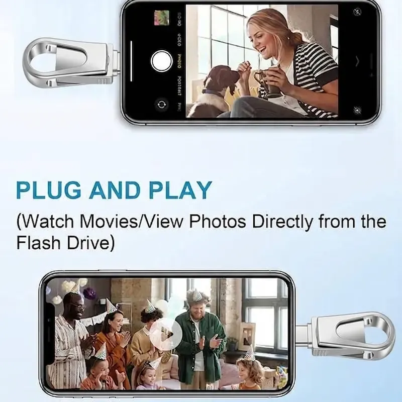 3-in-1 USB flash drive