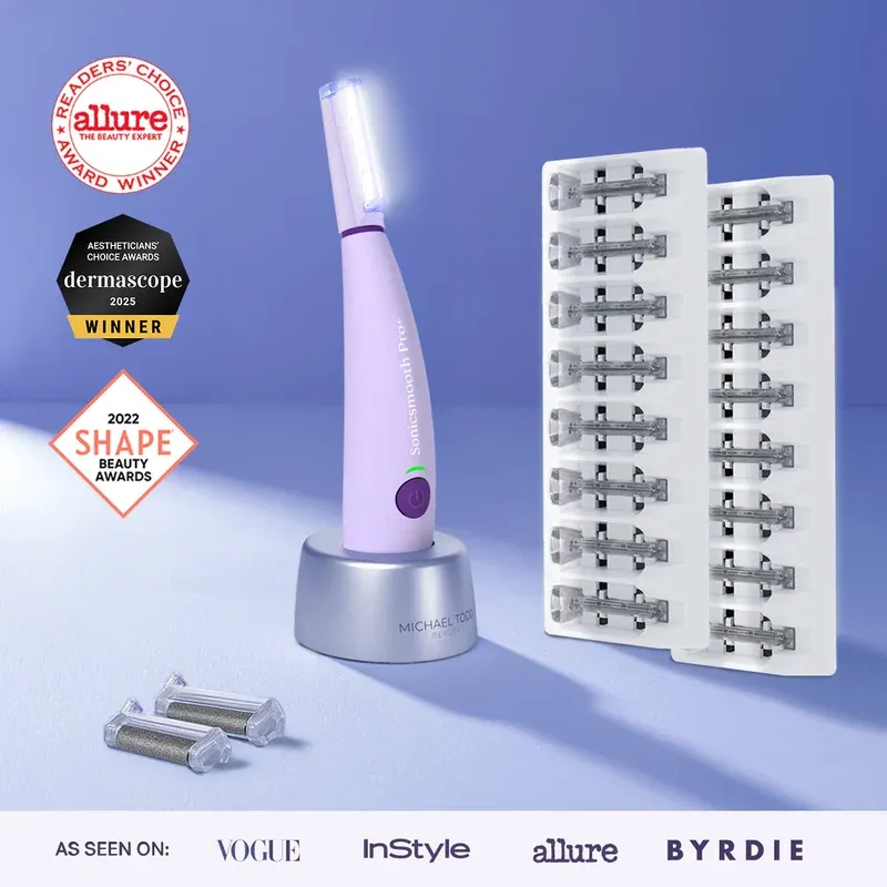 The Best Sonic Dermaplaning Tool For Women Over 50-Facial Razor💇‍♀️