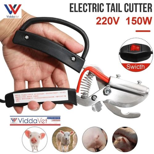 Electric Piglet Tail Cutter Set