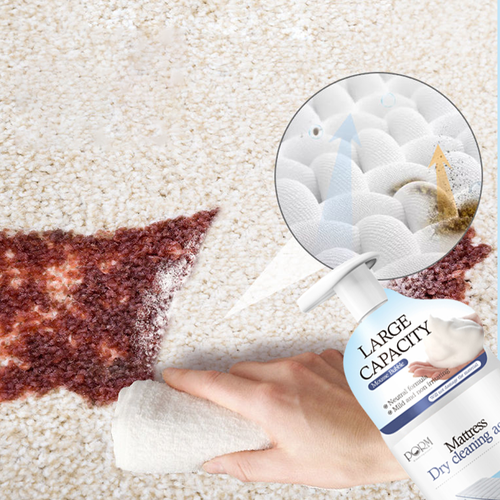 🏆 Last Day Special Price ! 💛 Mattress Yellow Stain Cleaner – No water, no residue. Deep foam lifts old stains & urine marks. Gentle on fabric. 🧴✨