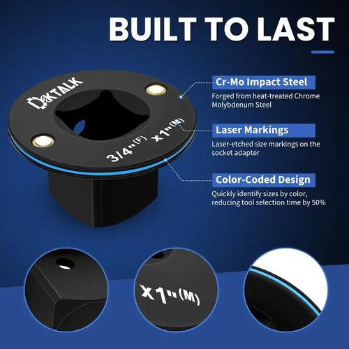 Low Profile Impact Socket Adapter Set