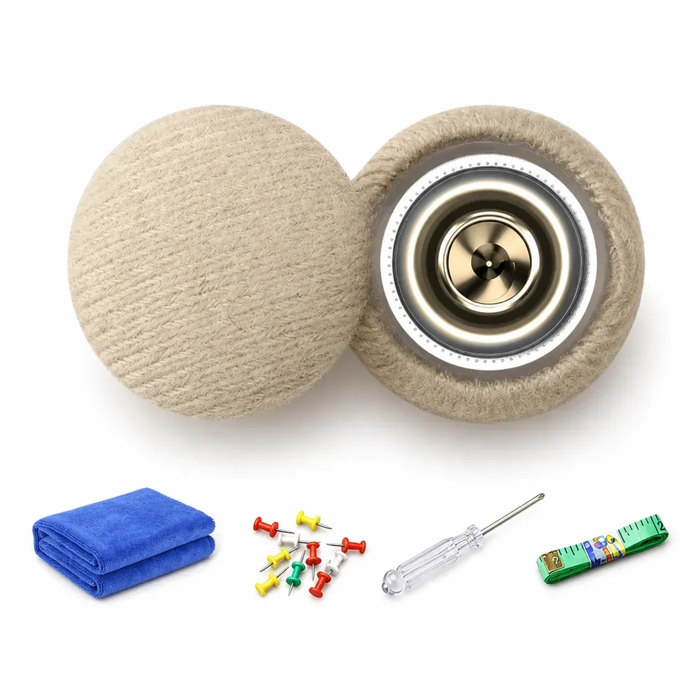 ⏳Time-Limited Special⏰Car Headliner Repair Kit for Fixing Sagging Roof Fabric Auto Interior Ceiling Snap Buttons and Re…