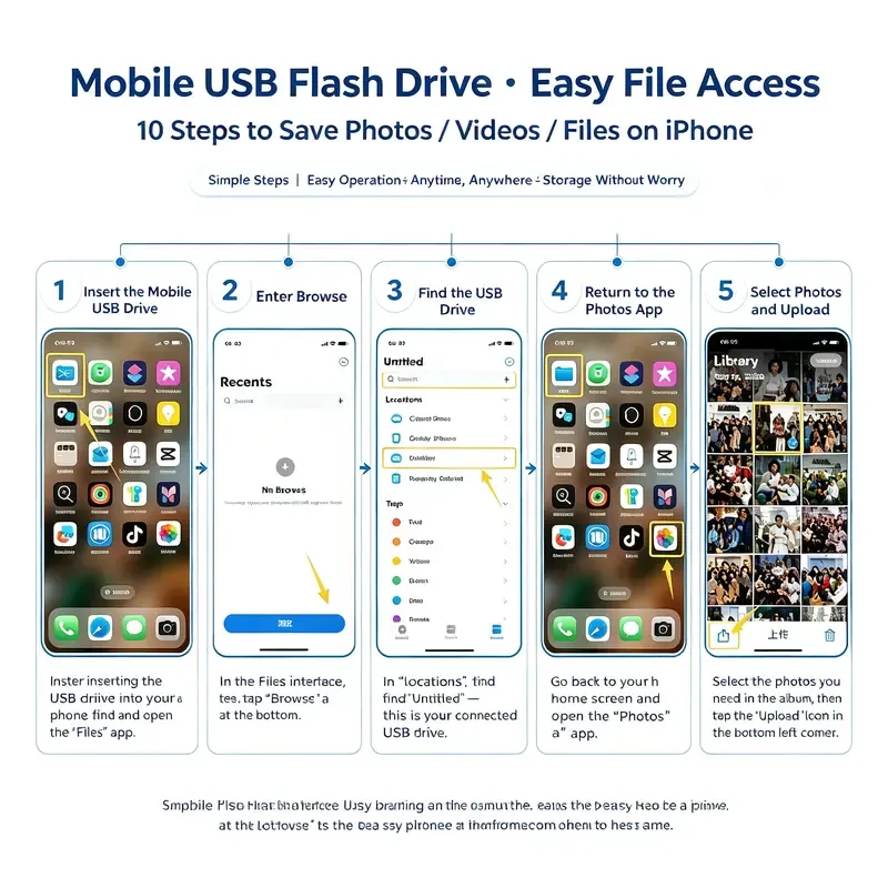 3-in-1 USB flash drive