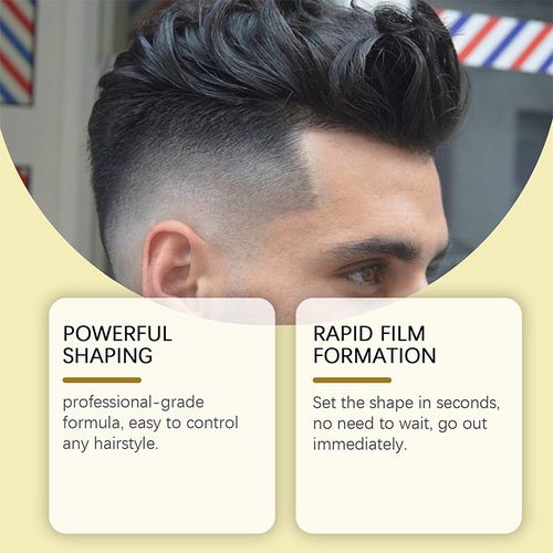 🧴 Men's Wave Styling Gel | Strong Hold, Long Lasting, Non Flaky