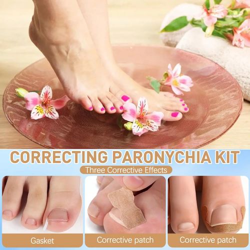 Professional Ingrown Toenail Set with Breathable Ingrown Toenail Strips, Curved Toenails Corrector Patch, Painless File and Lifter Pedicure Tools for Women Man Nail File Lifter Pedicure Tools