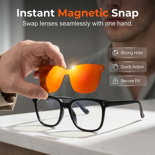 Magnetic 3 In 1 Glasses
