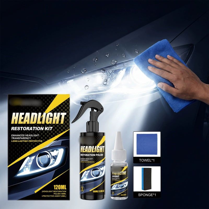 BIG DISCOUNT !! NEW Professional Headlight Polishing and Sealant Kit