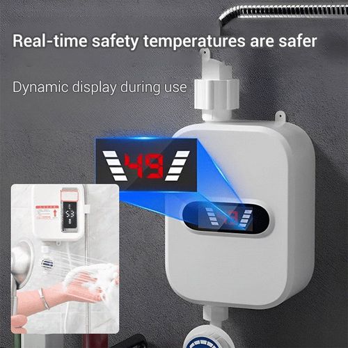 Shower Water Heater 3500W with LCD Display