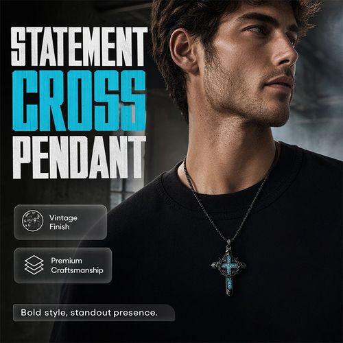Statement Cross Pendant
