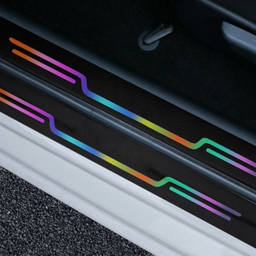 Car Door Sill Anti-Scratch Strips, total 4 Pcs