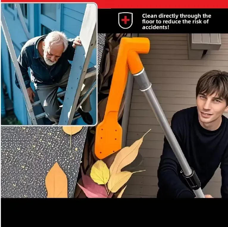 Gutter Cleaning Tool Kit with Extendable Rod✨