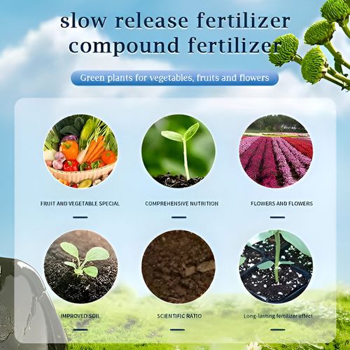 Organic fertilizer in slow-release tablets