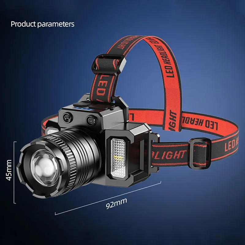 📢50% OFF !!⏰ Rechargeable LED Headlamp with Motion Sensor