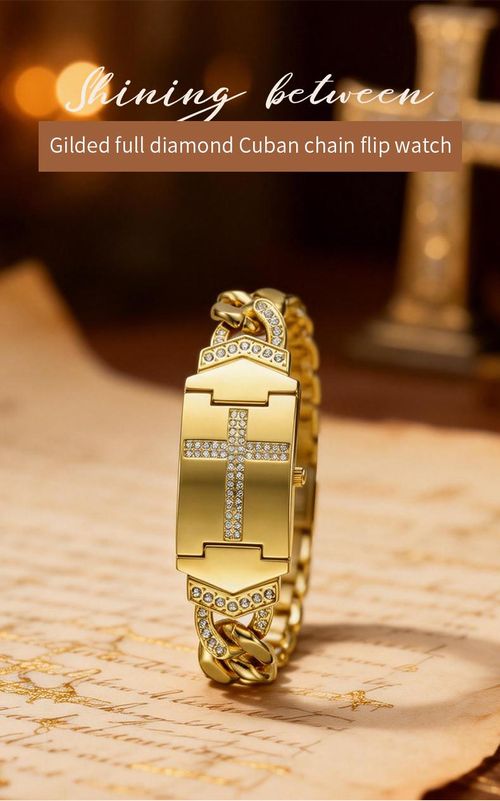 Crystal Cross Watch