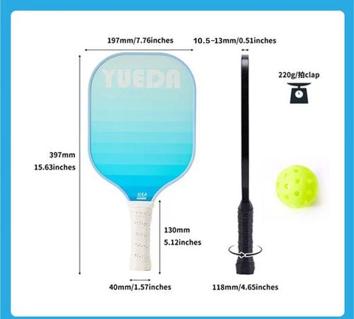 Pickleball Bat and Ball 4 Piece Set
