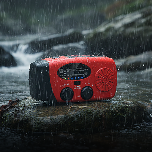 🎁LAST DAY SALE 70% OFF👍Multifunctional Portable Solar Emergency Radio – Hand Crank NOAA Weather Radio with Flashlight, SOS Alarm & Phone Charger, Survival Gear for Camping, Storm & Power Outage