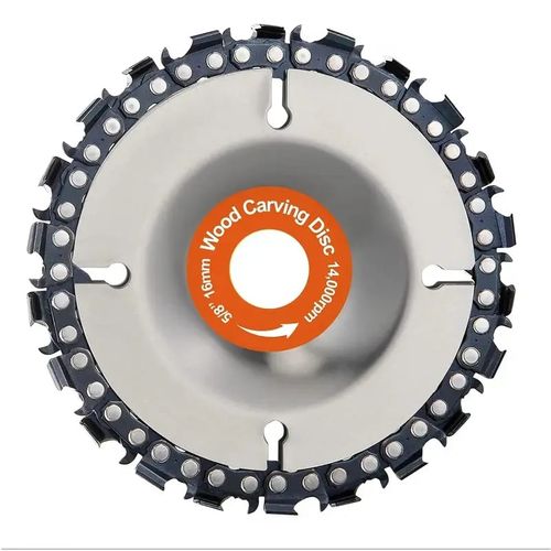 Stump Remover/Wood Carving Disc for 4'' or 4"-1/2" Angle Gri