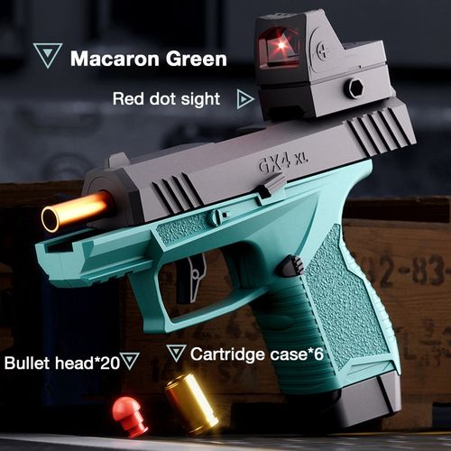 Compact Burst Fire Ejecting Toy Gun