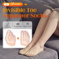 🎉BUY 2 GET 1 FREE（3pcs）✨Orthopedic Invisible Toe Socks|Summer Five-Toe Shallow Socks🌸