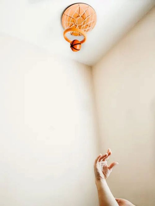Hanging Indoor Basketball Hoop